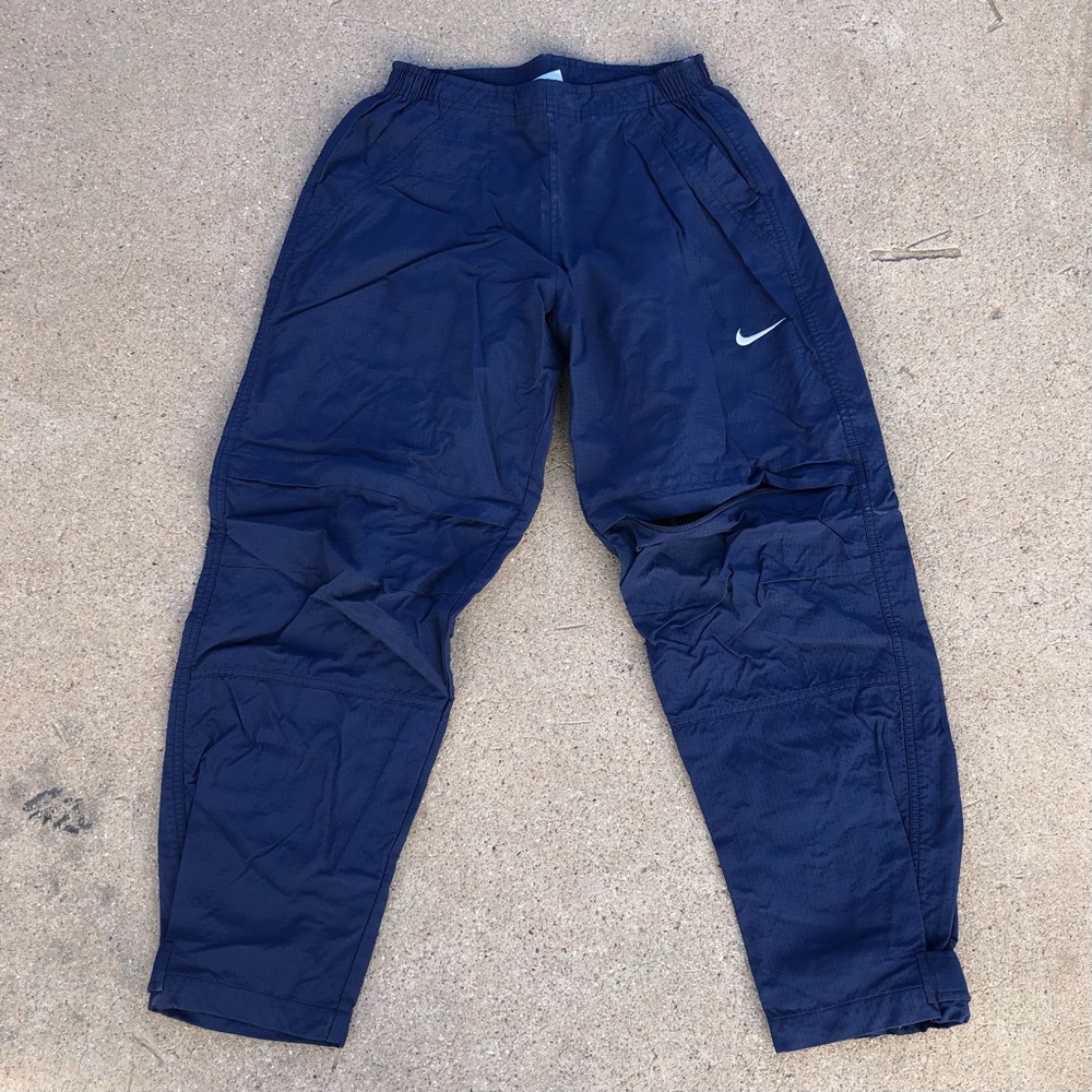 Y2K Nike Silver Tag Tech Wind Active Track Pants